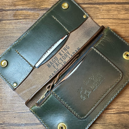 即納』WK-18 トラッカーウォレット マグキングスタンプ クロムエクセル