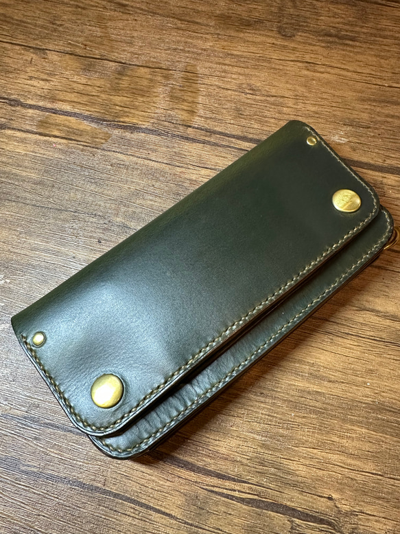 即納』WK-18 トラッカーウォレット マグキングスタンプ クロムエクセル