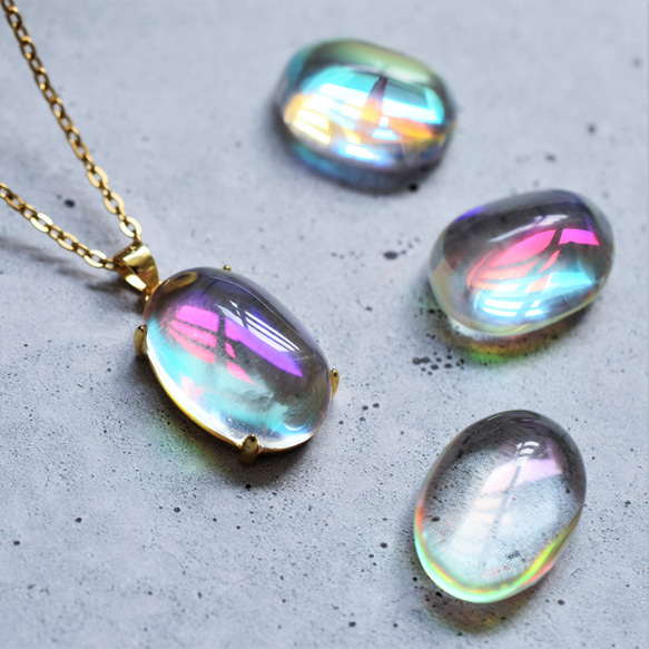 残り7】ミスティック レインボークォーツ Lサイズ サージカル  