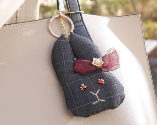 【クリームソーダ♡垂れ耳うさぎ】おすわりぬい服 15cm 【バッグチャーム付き】 30f935f1071704fd3667d7e8082004