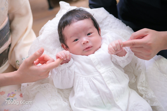 【特集掲載】【新生児服】国産 ダブルガーゼ 丸襟 ツーウェイオール 3点 セット｜出産祝い・退院着・お宮参り・マンスリー 8枚目の画像