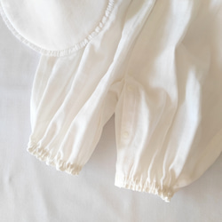 【特集掲載】【新生児服】国産 ダブルガーゼ 丸襟 ツーウェイオール 3点 セット｜出産祝い・退院着・お宮参り・マンスリー 5枚目の画像