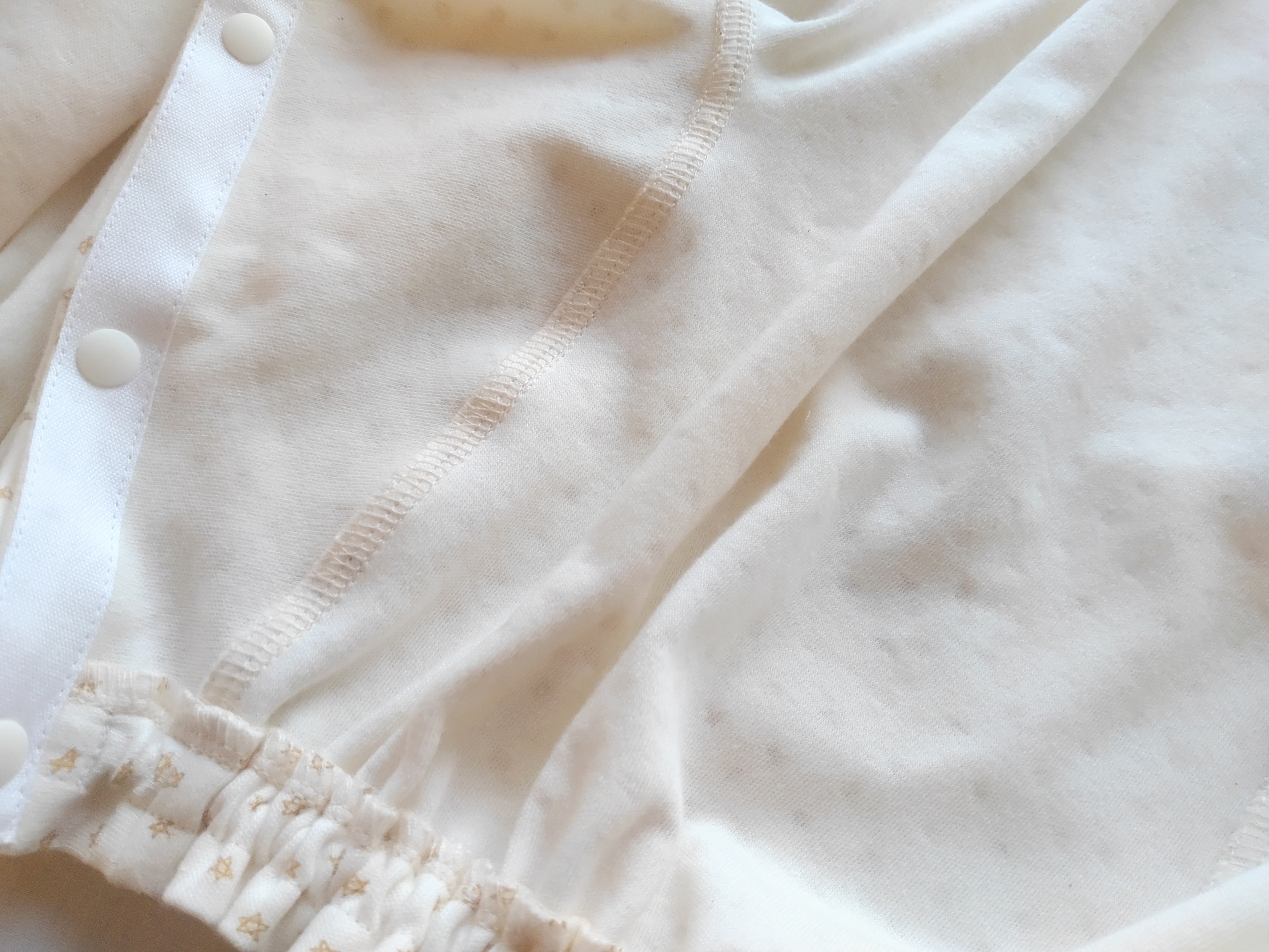 【新生児服】きらきらお星さまスムースコットン ツーウェイオール 3点 セット｜出産祝い・退院着・お宮参り・マンスリーフォ