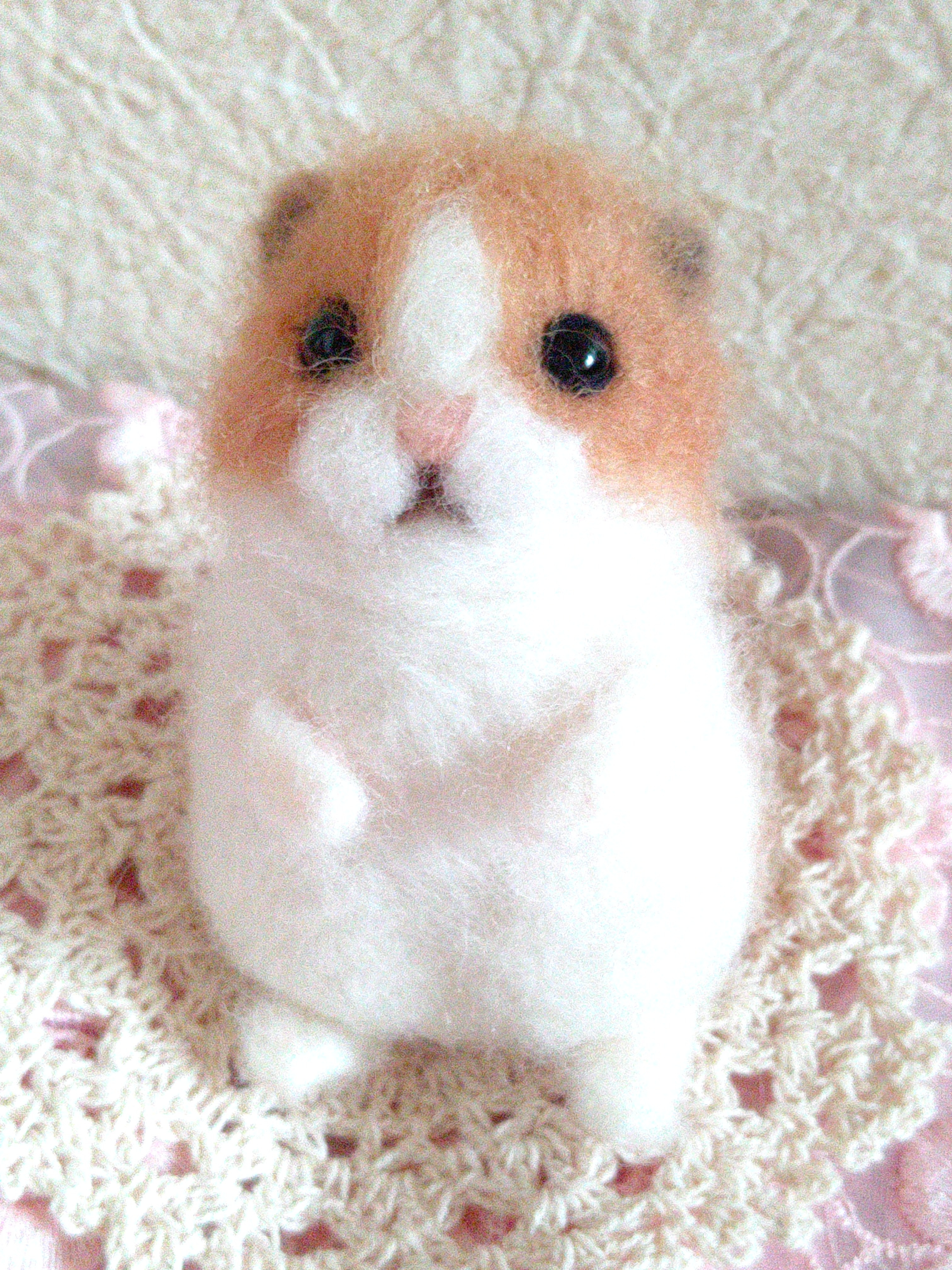 ハムスター 羊毛フェルト 383 ta