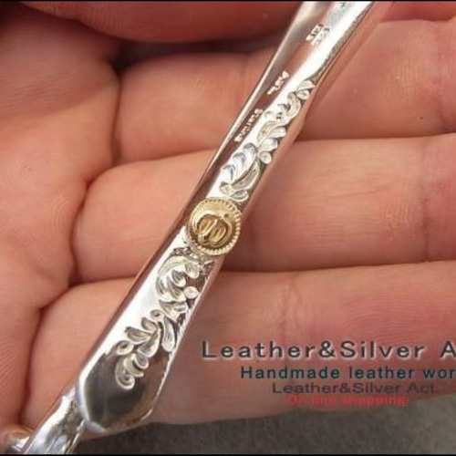 【silver925】フローラルチェーン　Sカン　ウォレットチェーン　50cm s925】フローラルチェーン Sカン ウォレットチェーン 50cm ナスカン