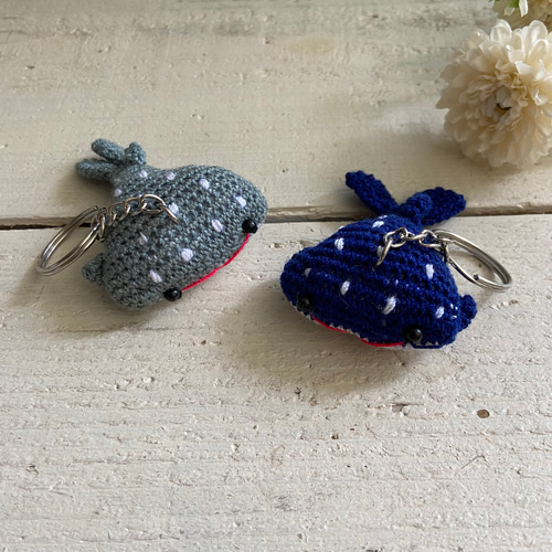 E*n様 おさかなさんキーホルダー◎あみぐるみ