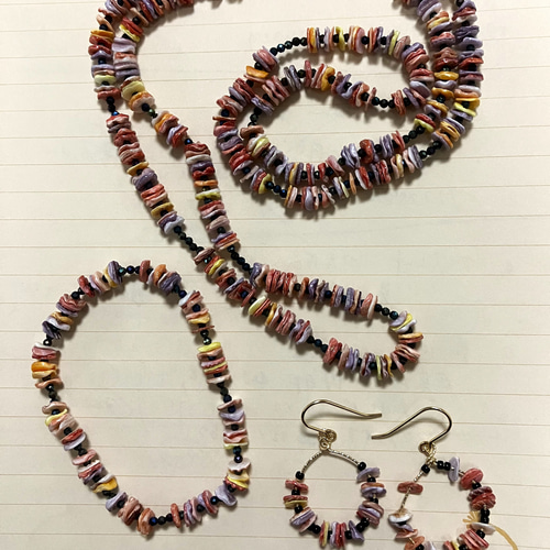 144   メキシコ貝ネックレス 144 メキシコ貝ネックレス - メルカリ