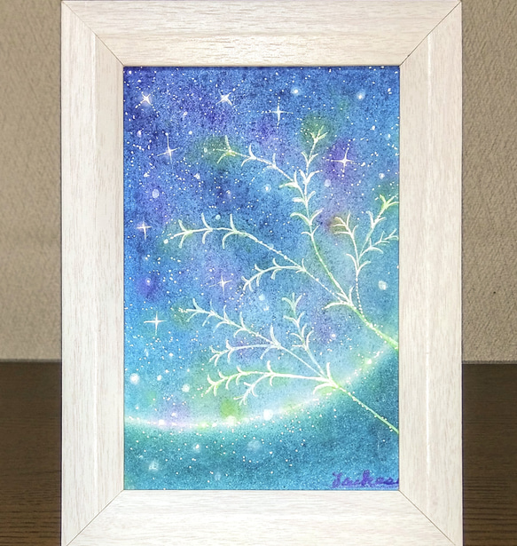 パステルアート 七夕のジュエリー・ナイト パステル画原画 絵画