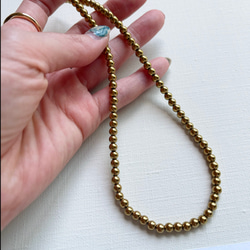 14kgf*gold Grainy necklace* 1枚目の画像