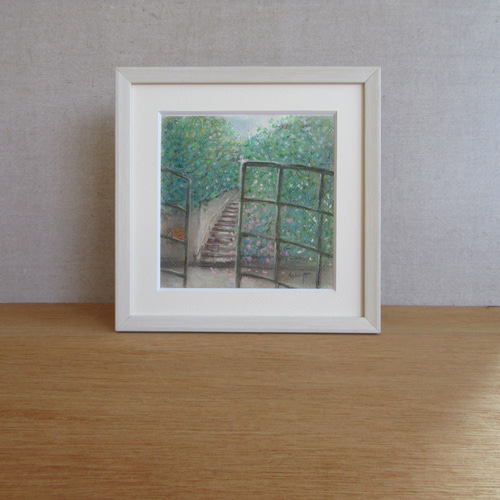 風景画 パステル画 青い屋根の塔 風景画 パステル画 青い屋根の塔 Amazon.co.jp: 青のパティ