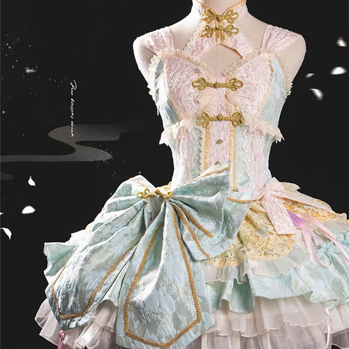 予約販売/中華風ロリータ/レディース/オシャレ/ ワンピース Chan
