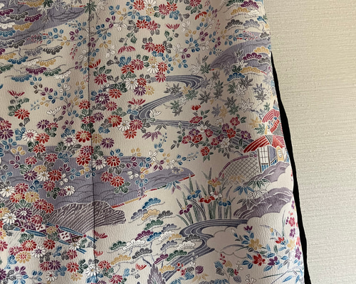 着物+生地 ☆セットーベスト&パンツ☆ リメイク ハンドメイド