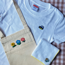 （大）北欧風のかわいい刺繍ワッペン　シール 2枚目の画像