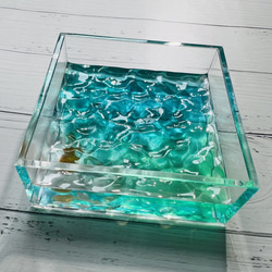 海レジン　アクセサリー　小物入れ 海レジン アクセサリー 小物入れ