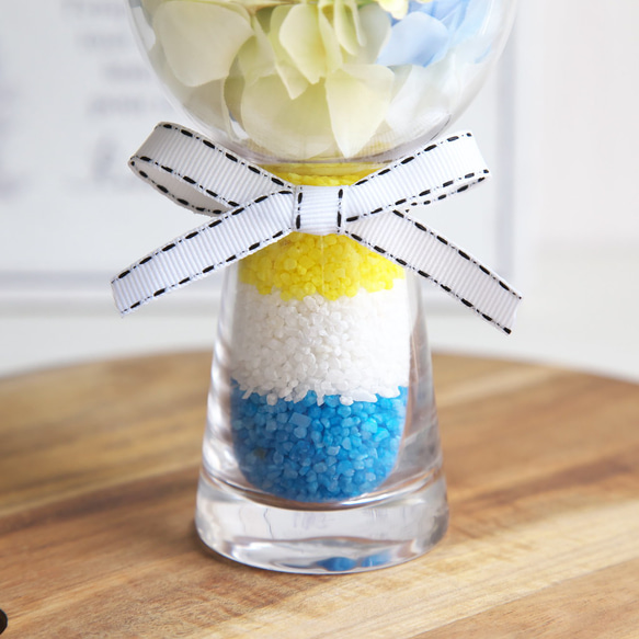 ひまわりのグラスブーケ 6枚目の画像