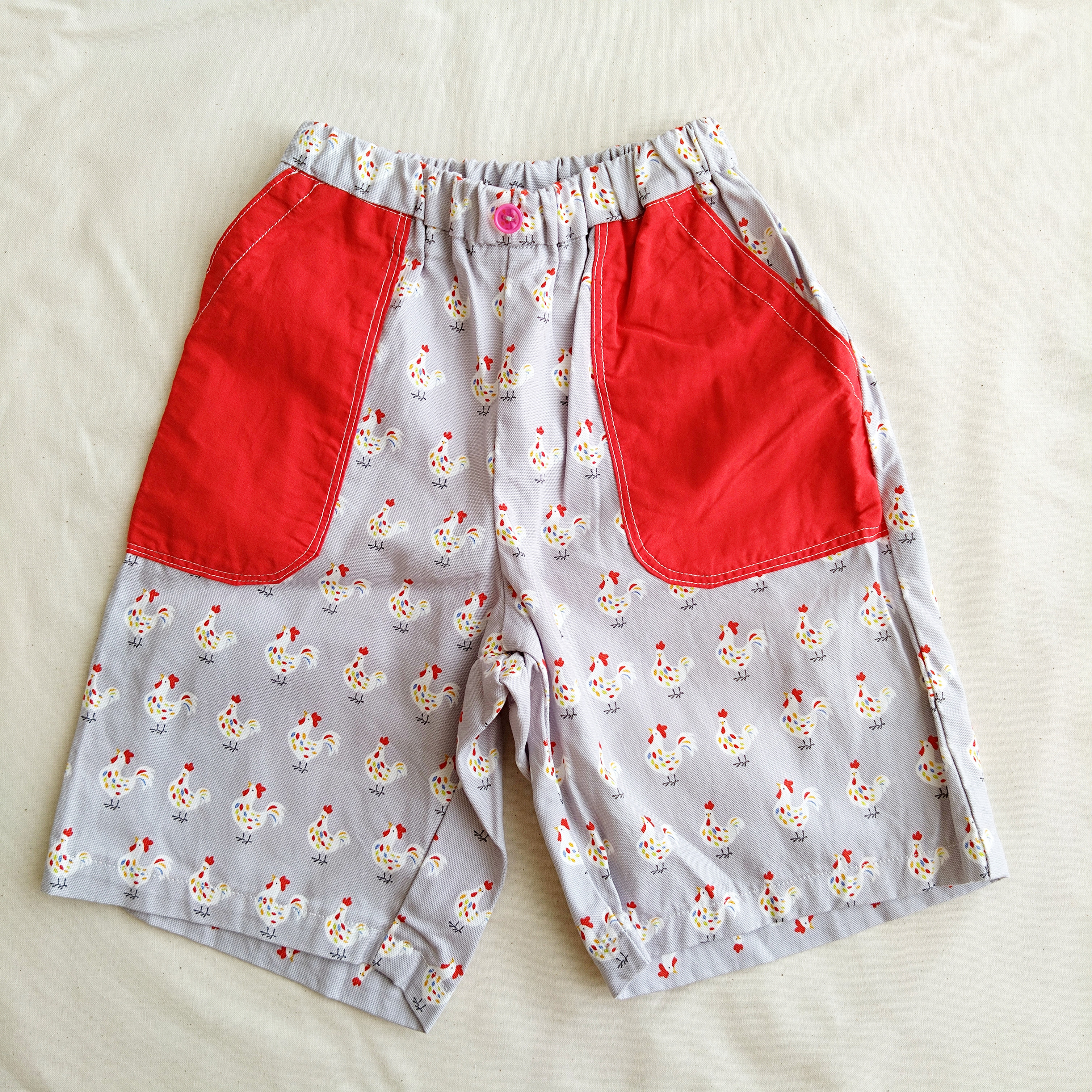 再々、、販♡北欧ニワトリハーフパンツ 再々、、販♡北欧ニワトリハーフパンツ