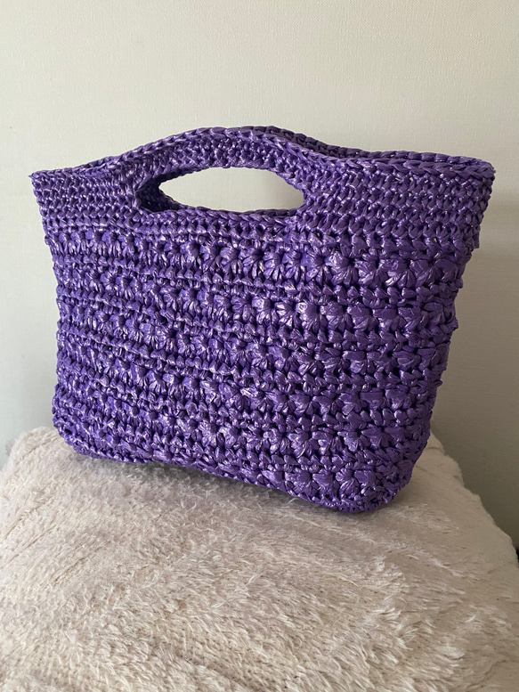 ビニールバッグ(purple) 1枚目の画像