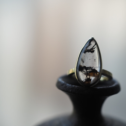 dendritic quartz brass ring (sumie) 指輪・リング Luciente 通販