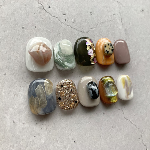 アートJASPER ブラウンラウンド型