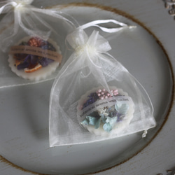 アロマワックスサシェ【カップケーキ型】エッセンシャルオイル　100％天然由来　プチギフト　記念品　ノベルティ 4枚目の画像