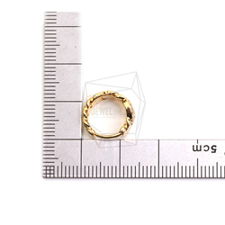 ERG-2431-G [2 件] 圓形一鍵式耳釘 第5張的照片