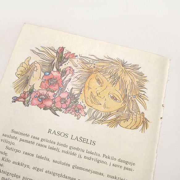 ニンジンを持つ少年たち リトアニア洋書 カルトン 戯画 イラスト図版 ヴィンテージペーパー 2002－11 7枚目の画像