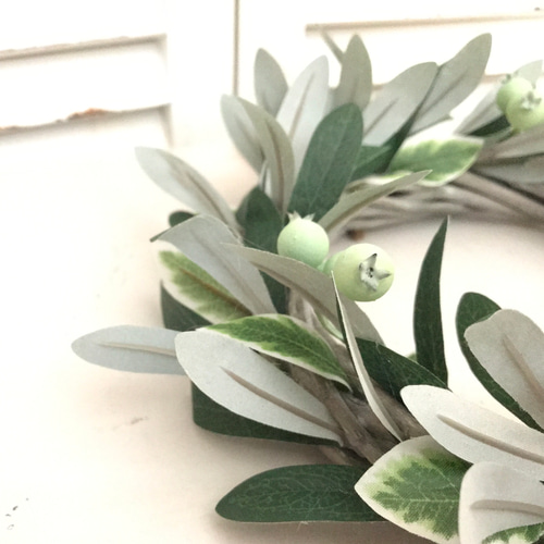 門出のリース『オリーブのリース・ピッコロ（S）』20㎝ アーティ