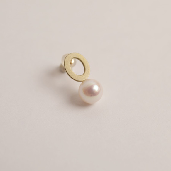 Geometry|[受注製作]Pearl pierce round (片耳) 2枚目の画像