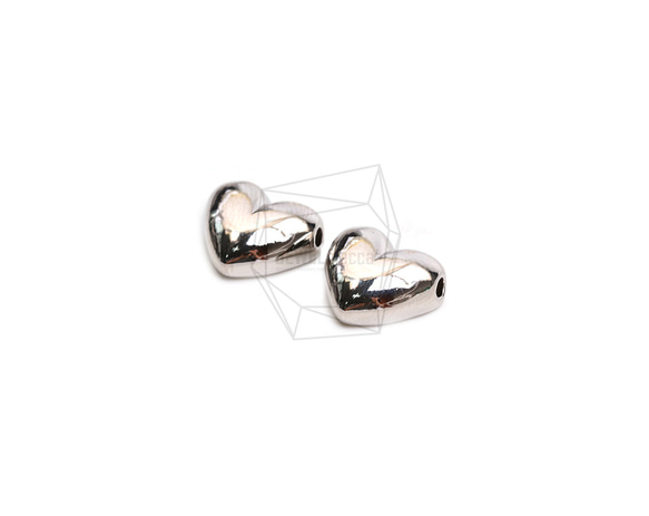 PDT-2695-R【2個入り】ハートペンダント,Heart Pendant/11.1mm X 12.6mm 2枚目の画像