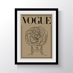 VOGUE ファッション アート おしゃれなポスター 1枚目の画像