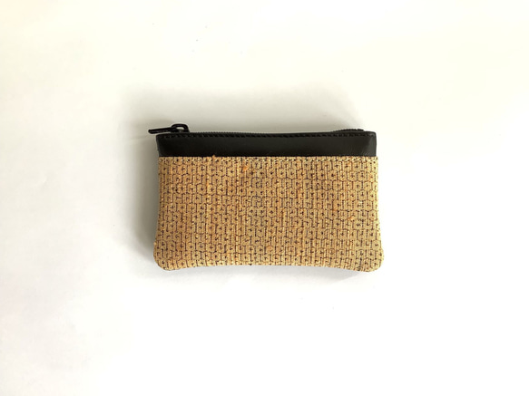伝統織物のトップブランド塩沢織のファスナー小銭入れＶＧ2 1枚目の画像