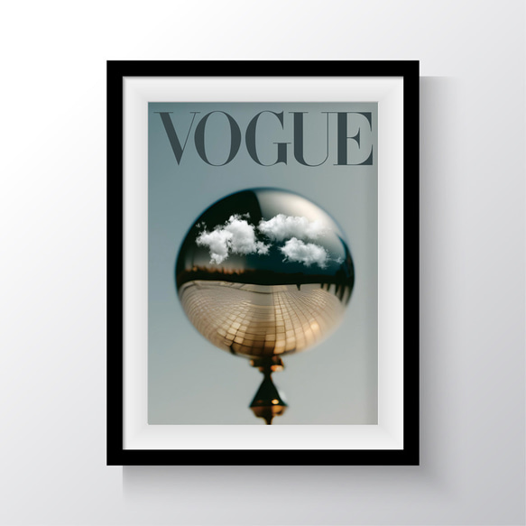 VOGUE ファッションBOOK 表紙 気球 おしゃれなポスター 1枚目の画像