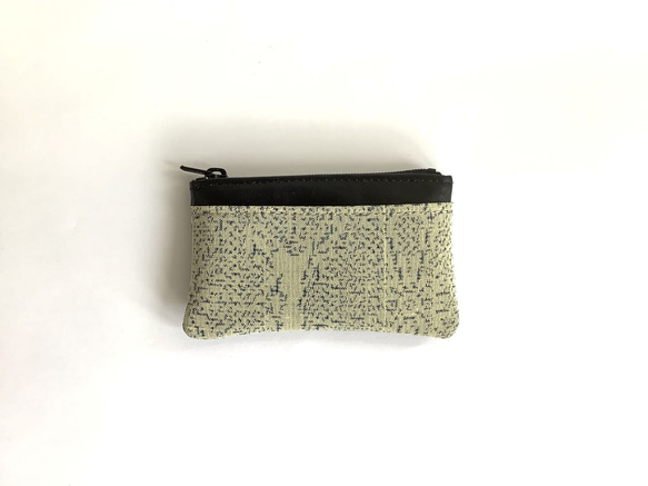 伝統織物のトップブランド塩沢織のファスナー小銭入れＶＧ3 1枚目の画像