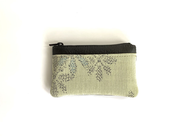 伝統織物のトップブランド塩沢織のファスナー小銭入れＶＧ5 1枚目の画像