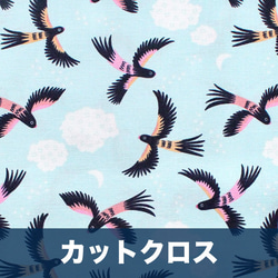 カットクロス Cloud9 Fabrics Tropical Garden 227008 Parrot Play 1枚目の画像