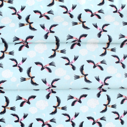 カットクロス Cloud9 Fabrics Tropical Garden 227008 Parrot Play 6枚目の画像