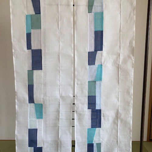 ポジャギ　タペストリー【手縫い】 DIYキット】ポジャギ（タペストリーやほこり除けなど