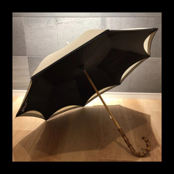 CLASSICO 完全遮光　１００％　ビックリボン　晴雨兼用　日傘　かわず張り　プレゼント 2枚目の画像