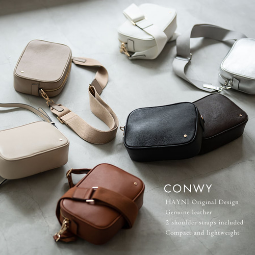 第3世代 コンパクト ショルダーバッグ スクエア ミニ 斜めがけ モカ