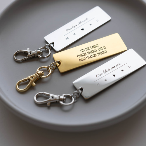 世界に一つだけのオーダーメイドプレートキーホルダー その他