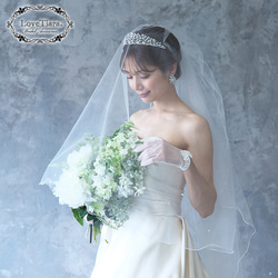 オーガンジーグローブ【フルールドリス】(OG-38)|結婚式 挙式 レース ウェディング 花嫁 ショート ブライダル 5枚目の画像
