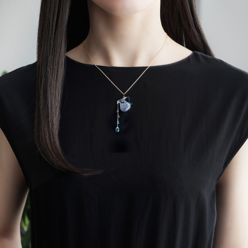 レン オーダー ネックレス♪ 宝石質タンザナイト オパール 宝石による水差しのネックレス・タンザナイト・オパール・トパーズ