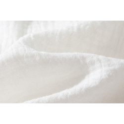 カラフルボタンTシャツ　ダブルガーゼTシャツ　コットンTシャツ　スタンドカラー　柔らかい　ホワイト　L245 12枚目の画像