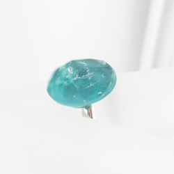 クォーツがひんやりとしそうだからだから、気持ちはいつもエスメラルダ♪(創作リング)SR864 3枚目の画像