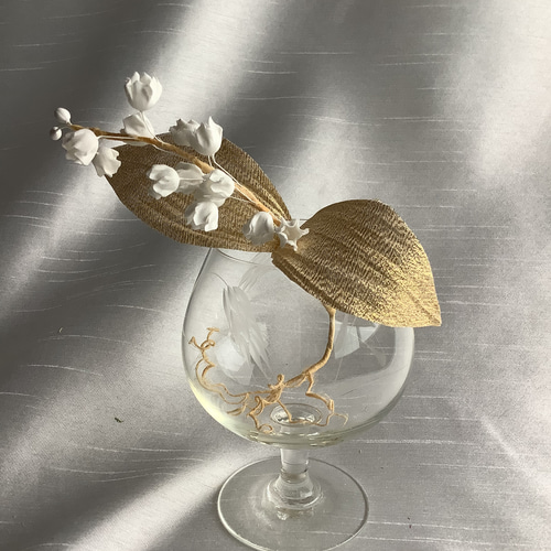 アートフラワー用布まとめ売り アートフラワー 布花 葉 カット染色済み 裏貼りコテ入れ 4種類