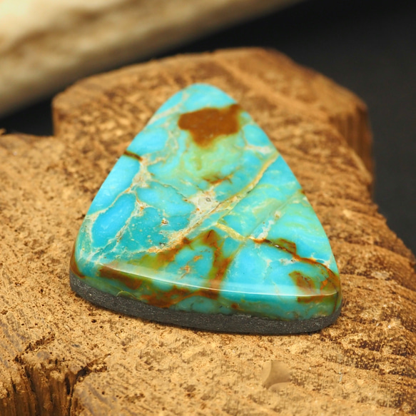 27ct Old Kingman Turquoisu オールドキングマン ターコイズ  OK-75 ルース 天然石 2枚目の画像