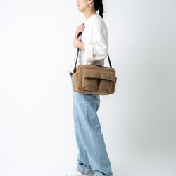 9ポケットショルダーBAG　/　倉敷帆布８号 16枚目の画像