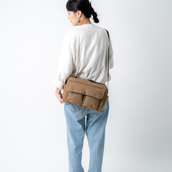 9ポケットショルダーBAG　/　倉敷帆布８号 17枚目の画像