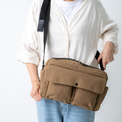 9ポケットショルダーBAG　/　倉敷帆布８号 14枚目の画像