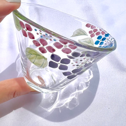 紫陽花　ガラス小鉢 1枚目の画像